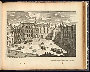 LA COUR DU CHÃTEAU DE CHANTILLY