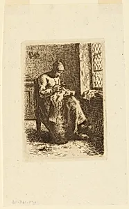 La Couseuse (The Woman Sewing)