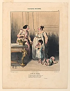 La Mere des Gracques, plate 46 from the Histoire Ancienne
