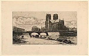 L'Abside de Notre Dame de Paris (The Apse of Notre Dame, Paris)
