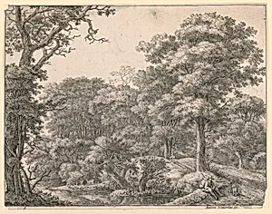 Landscape With Traveller Resting