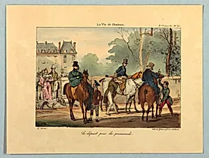 Le dÃ©part pour la promenade, from La vie de chÃ¢teau