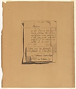 Lettre sur les ElÃ©ments de la gravure Ã¡ l'Eauforte (Letter on the elements of etching), Page 5