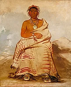 L'har-e-tar-rúshe, Ill-natured Man, a Skidi (Wolf) Pawnee by George Catlin