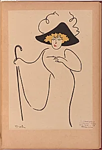 Lillian Russell by Alfred J. Frueh, 1880 - 14 Sep 1968