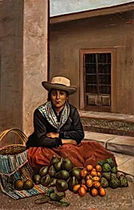 Lima Woman by Unidentified (South American?)
