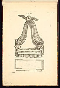 Lit avec Aigle