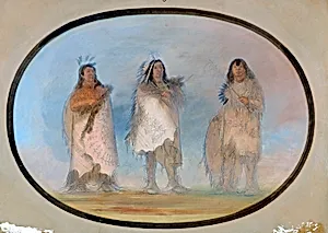 Little Bear, Steep Wind, The Dog; Three Distinguished Warriors of the Sioux Tribe