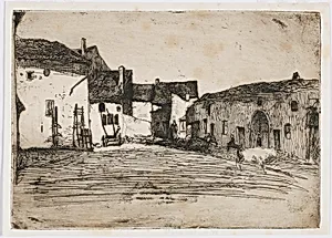 Liverdun. One of the Twelve Etchings from Nature by James McNeill Whistler (1834-1903)