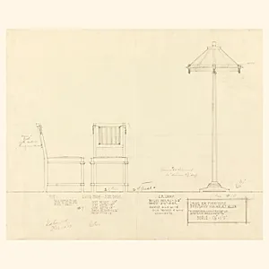Living Room Furniture, Henry J. Allen Residence, Wichita, Kansas