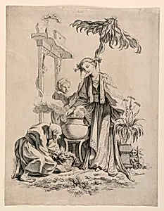 L'Odorat (Smell) from the series Les Cinq Senses (The Five Senses)