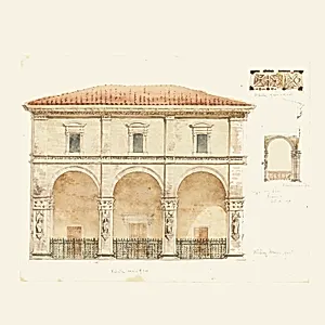 Loggia del Papa o dei Nobile (Loggia of the Pope or the Nobility), Siena, Italy