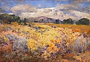 Long's Peak, Colorado, 1874 by William Henry Holmes