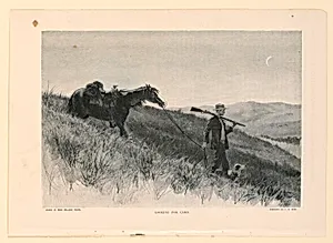Looking for Camp, Illustration for Century Magazine (XXXVII, No. 1, November 1888, p. 108)