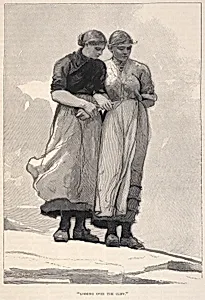 Looking Over The Cliff, from The Century Magazine, November 1883