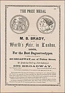 M. B. Brady at the World's Fair in London by Unidentified Artist