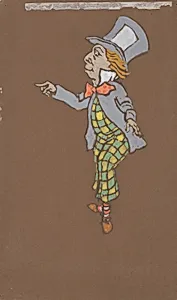Mad Hatter (costume design for Alice-in-Wonderland, 1915)