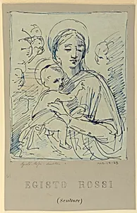 Madonna and Child by Egisto Rossi, Italian, 1824 or 1825–1899