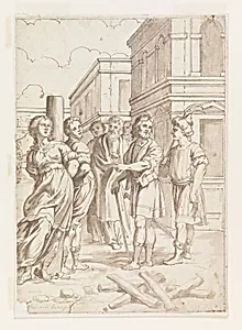 Man and Woman Being Martyred