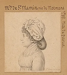 Marie-Victoire Févret de Saint-Mémin by Charles Balthazar Julien Févret de Saint-Mémin, 12 Mar 1770 - 23 Jun 1852