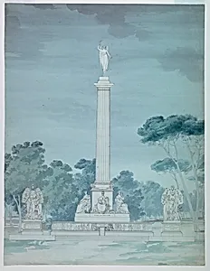 Memorial to the Napoleonic Naval Heroes Admiral Federico Carlos de Gravina and Rear-Admiral Don Antonio EscaÃ±o, Defeated at the Battle of Trafalgar