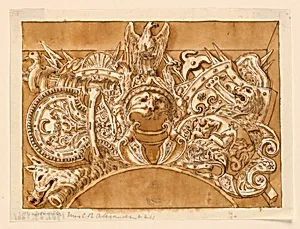 Military Trophy after Polidoro da Caravaggio