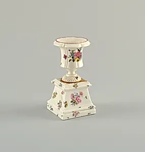 Miniature Vase on Pedestal (One of a Pair)