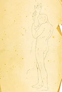 Moses, Aaron and Hur on Mount Horeb (study - figure at right)