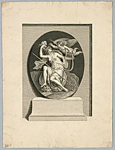 Muse with the Dramatic Masks by Francesco Bartolozzi, Italian, active England, 1727–1815