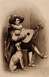 Musician and Dog