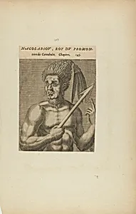 Nacol-Absov, Roi Du Promon-/toire des.... (from book, Les Vrais Pourtraits et Vies des Hommes Illustres)