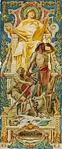 Navigation (study for panel, Old Senate Office Building)