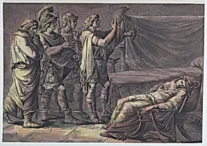 Nero Finding the Body of His Mother, Agrippina