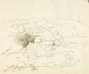 New Geyser, Norris by Thomas Moran