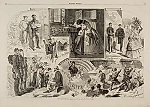 News from the War, from Harper's Weekly, June 14, 1862 by Winslow Homer