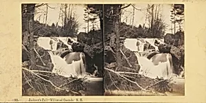 North Conway and White Mountain Scenery: Jackson's Fall--Wildwood Cascade--New Hampshire