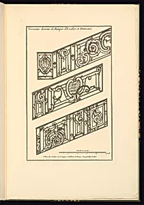 Nouveaux desseins de Rampes dâEscalier et Panneaux