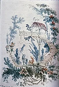 Nouvelle suite de cahiers arabesques chinois a l'usage des dessinateurs et des peintres, no.1