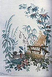 Nouvelle suite de cahiers arabesques chinois a l'usage des dessinateurs et des peintres, no.1