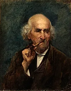 Old Man with Pipe