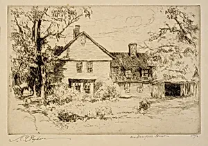On Deerfield Street (Old House at Deerfield)