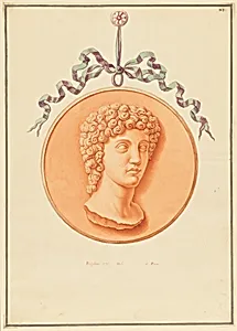 Ornament Design with Male Portrait Cameo by Michel Angelo Pergolesi, Italian, active ca. 1760–1801