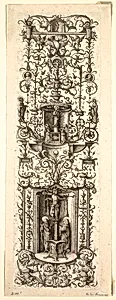 Ornament with the Man of Sorrows, Mary and John