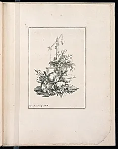 Ornamental Vignette by Robert Menge Pariset, French, active 1732 – 1762