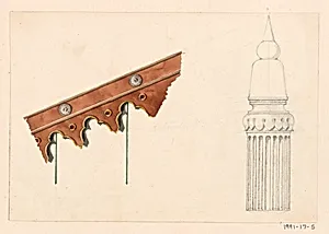 Ornamental woodwork detail