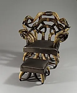 Ottoman by Wenzel Friedrich, Bohemian, 1827–1902