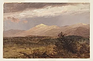Overlook Mountain with Snow, Hudson, New York by Frederic Edwin Church, American, 1826–1900