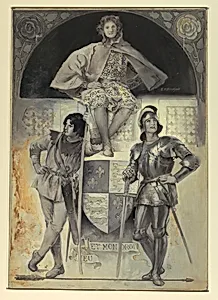 Pages and Knights, Frontispiece for "The Man at Arms"
