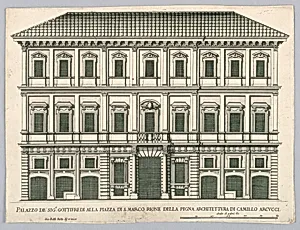 Palace of Mr. Gottifredi at St. Mark's Square, Florence