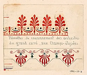 "Palmettes de Couronnement des orchestres"